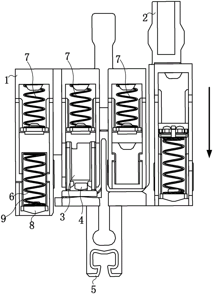 A pre-contact module in a capacitor contactor