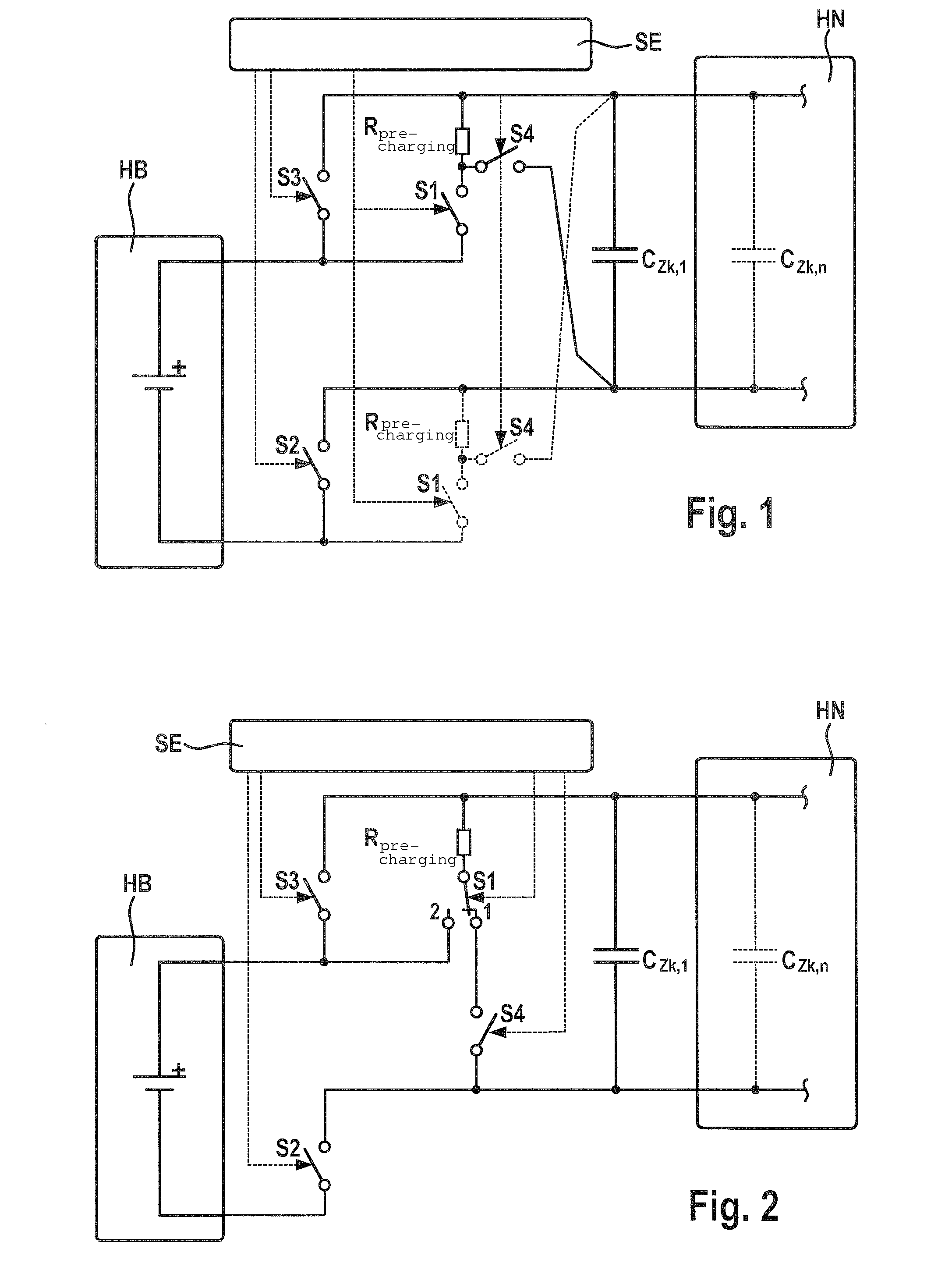 Method and device for limiting the starting current and for discharging the DC voltage intermediate circuit