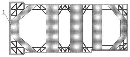 Construction method of foundation pit cover plate and support system