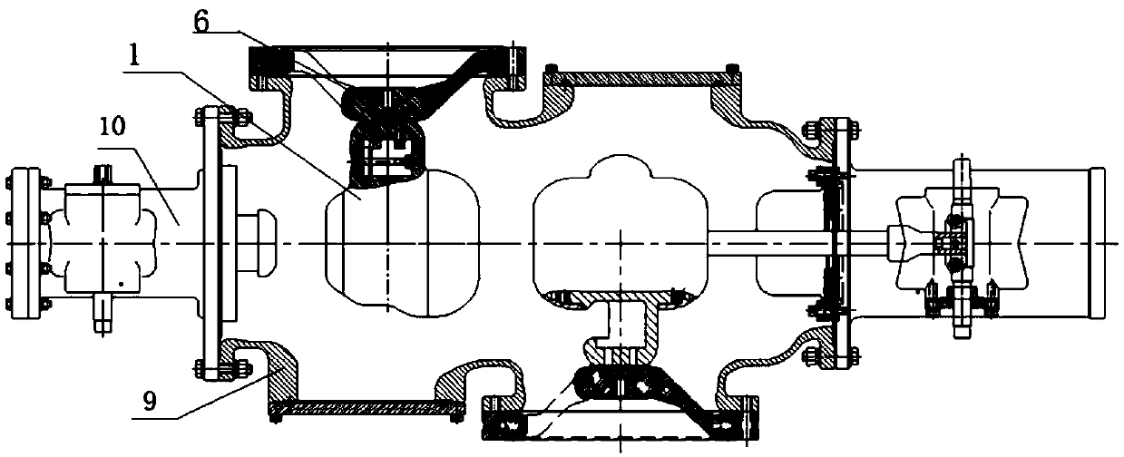 Contact pedestal and GIS using contact pedestal