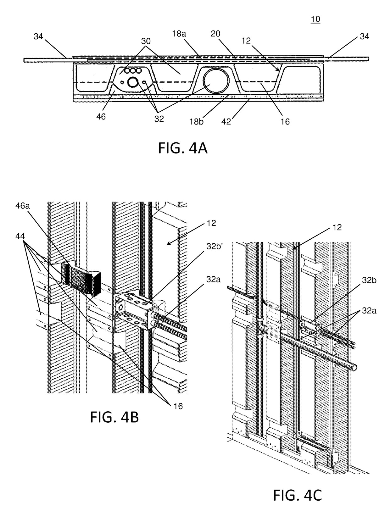 Modular wall system with integrated channels