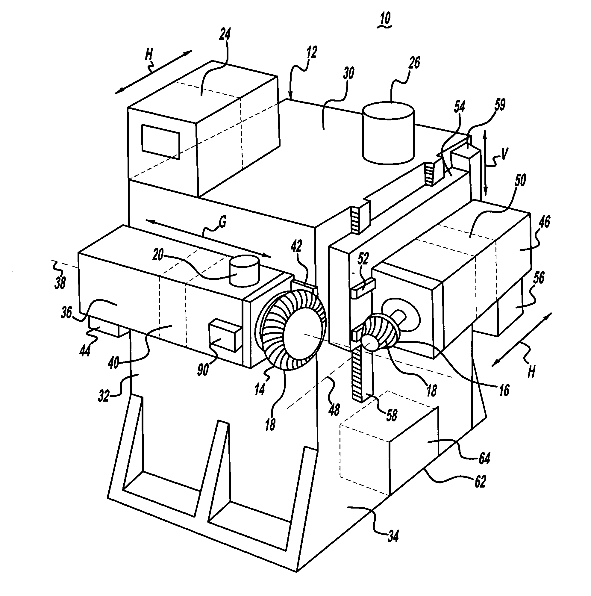 Method and apparatus for lapping gears