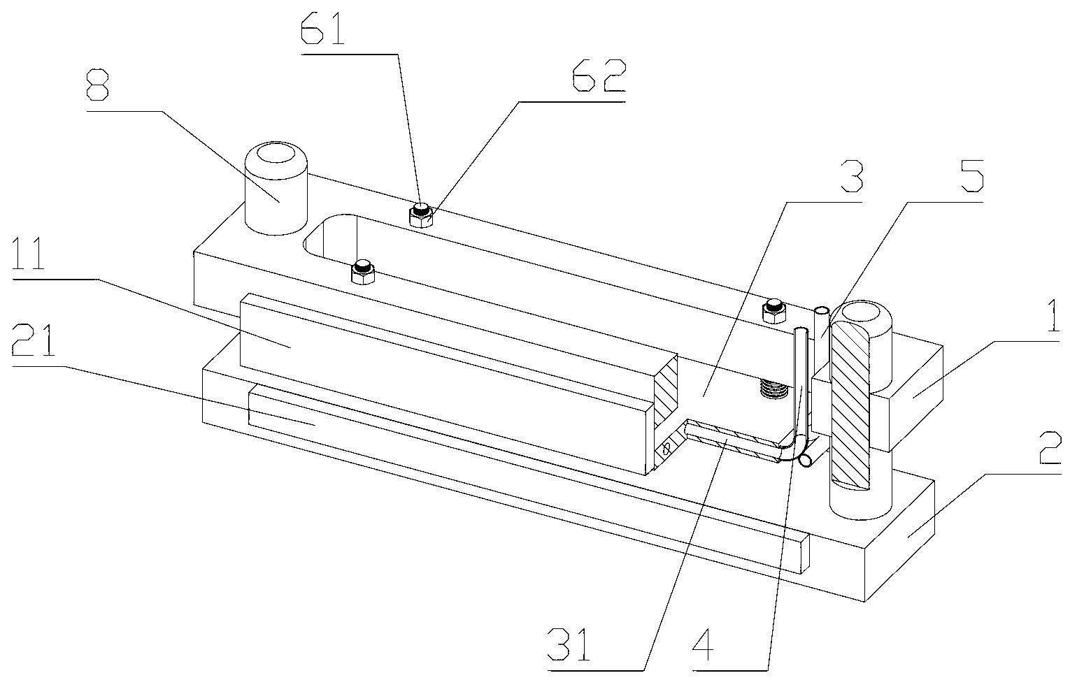 Cutter system of plate casting machine