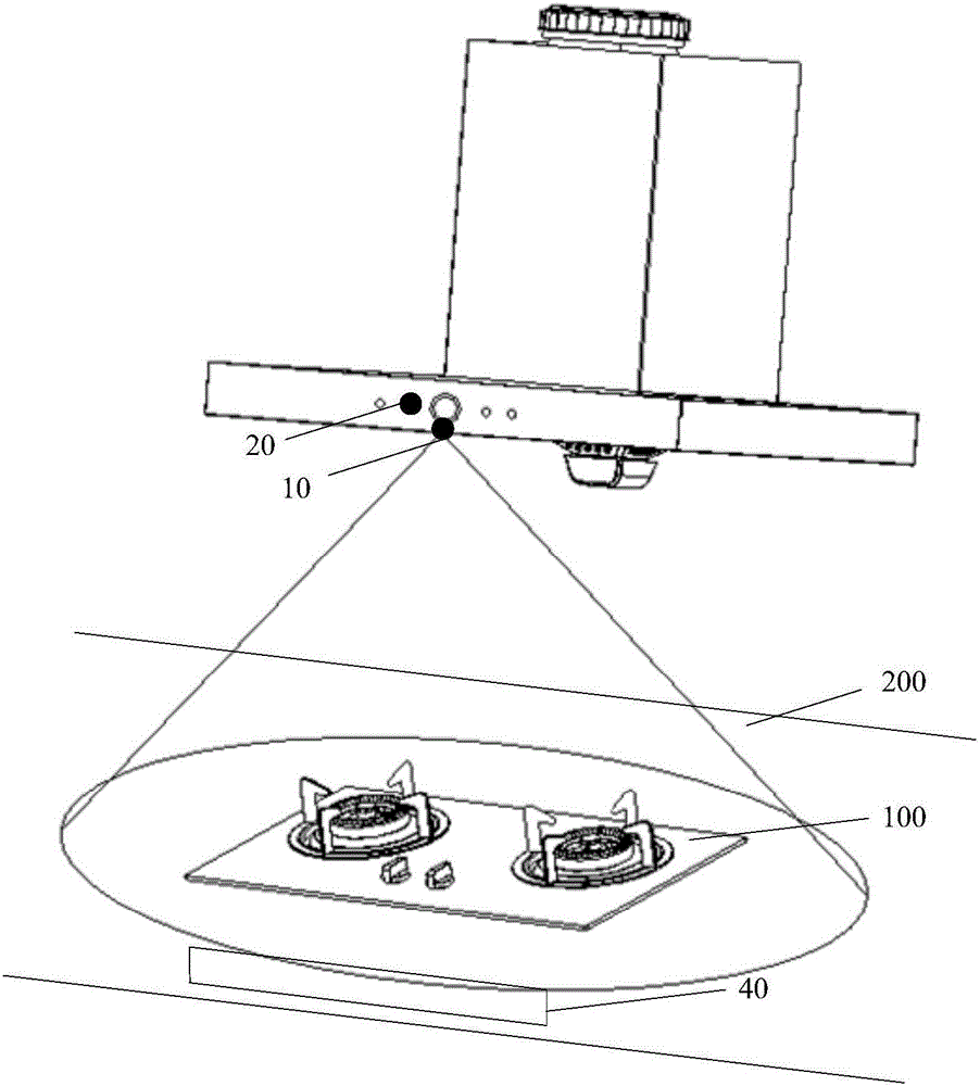 Cooker system and range hood