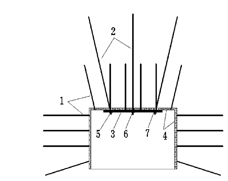 Yielding type special-shaped beam anchor rope truss roadway support system