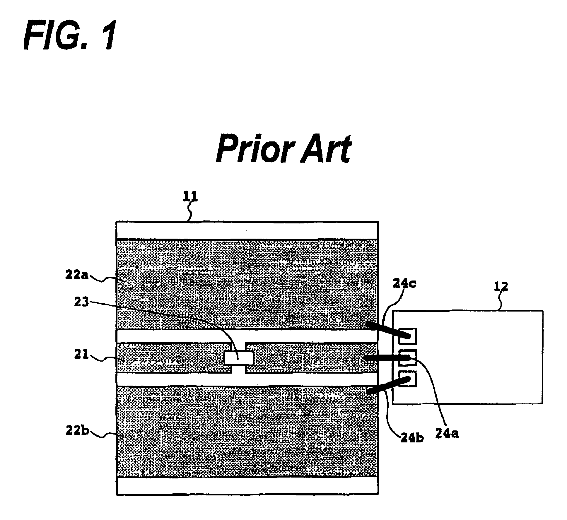 AC coupling circuit having a large capacitance and a good frequency response