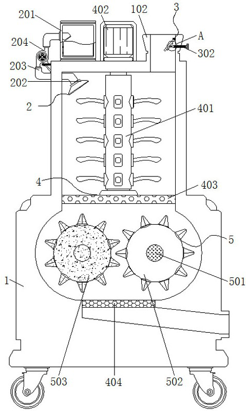 Raw material crushing equipment for microbial feed processing