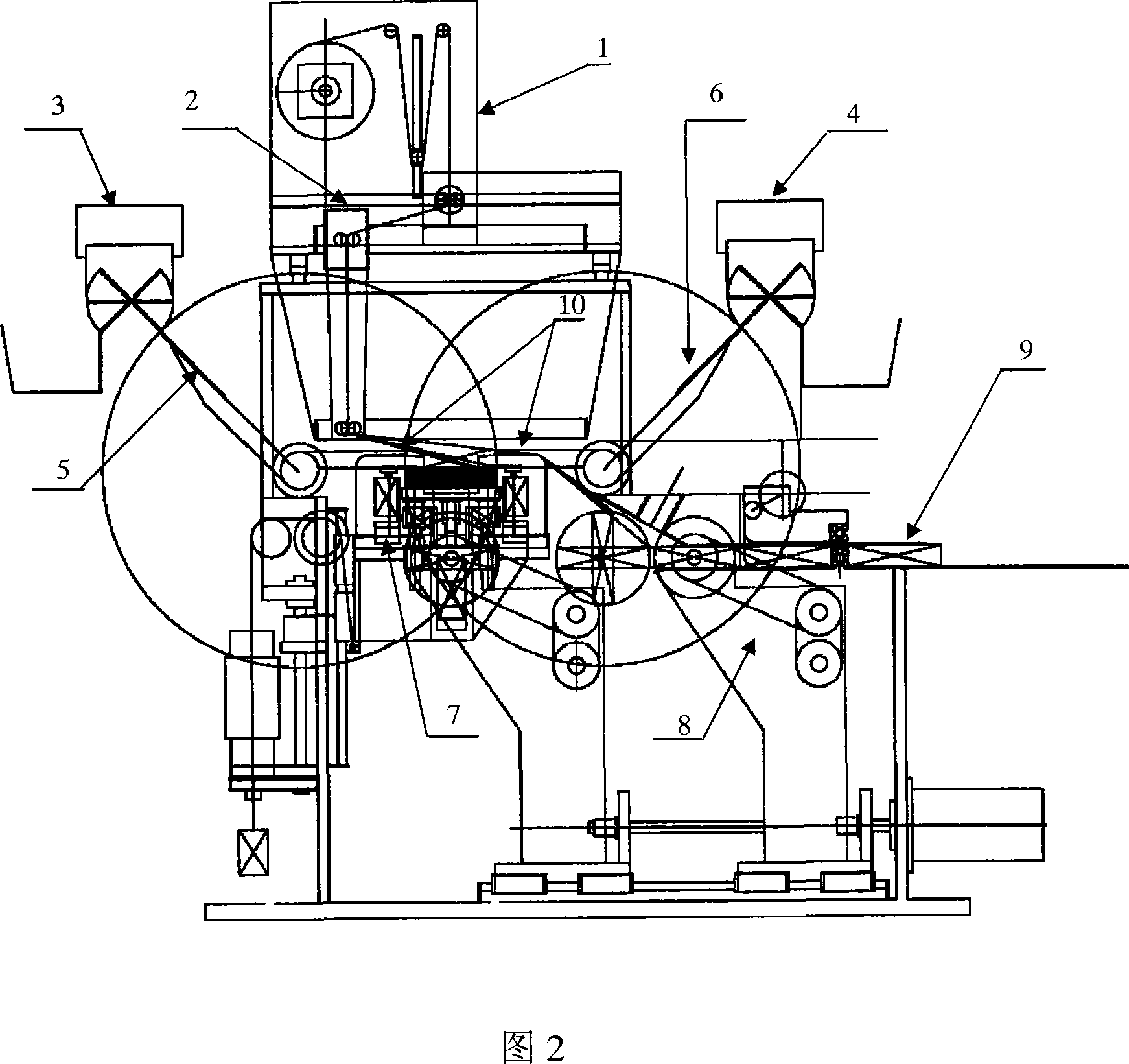 Automatic assembly method and system for swing lever type positive and negative electrode pieces