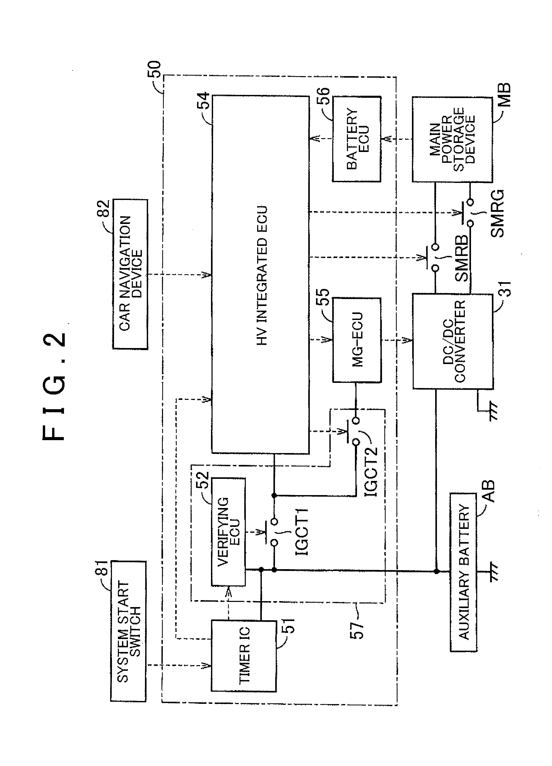 Power source system for vehicle, vehicle, and vehicle control method