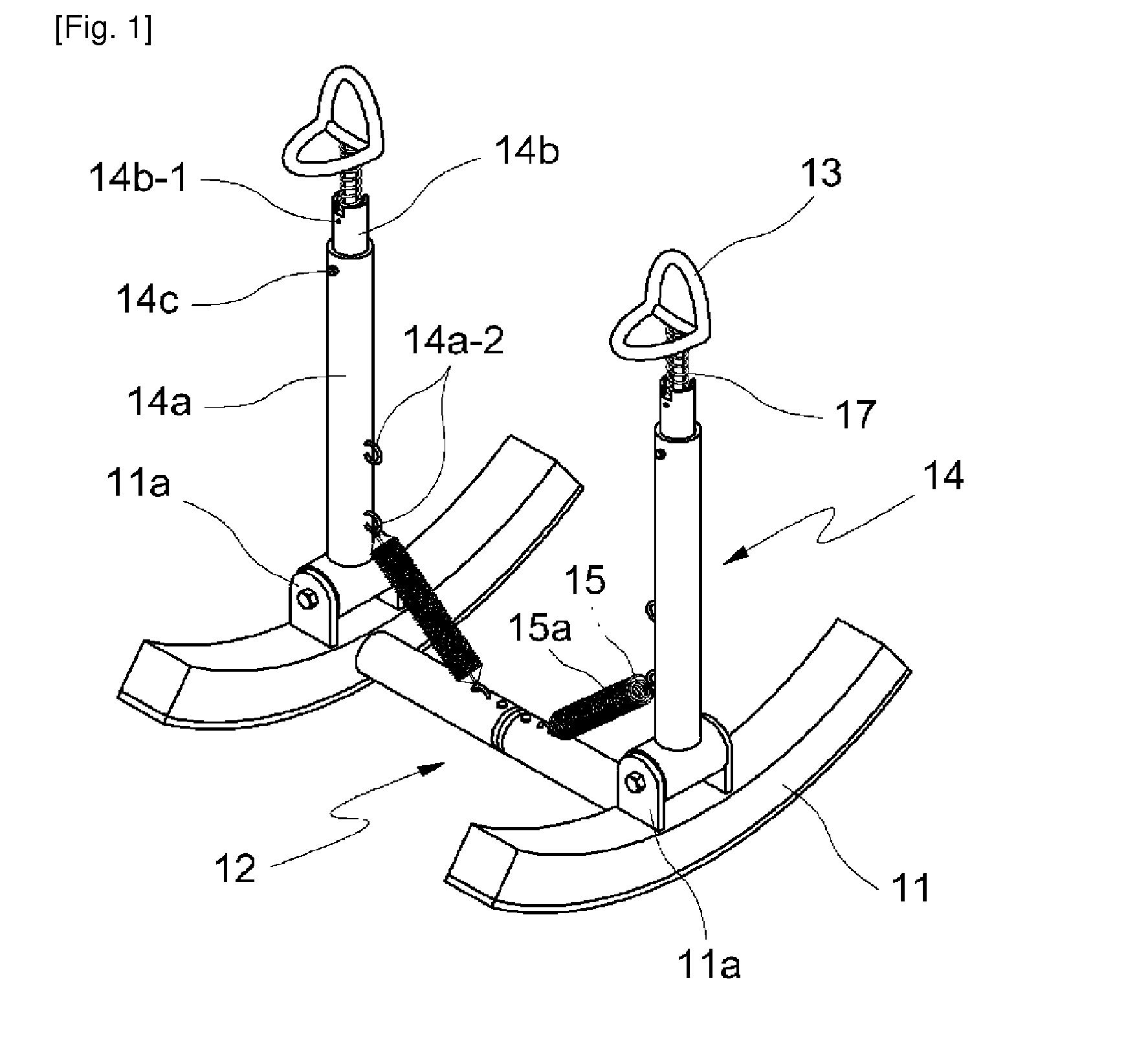 Exercising device for lower-body