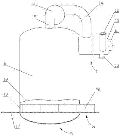 Sludge dewatering device