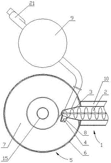 Sludge dewatering device