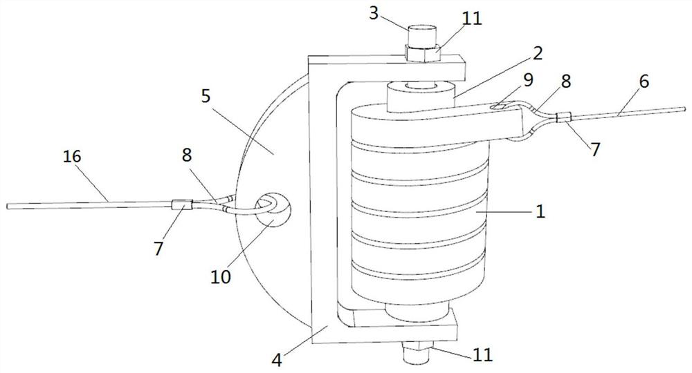 A spring yield type energy dissipator and design method for slope flexible protection system