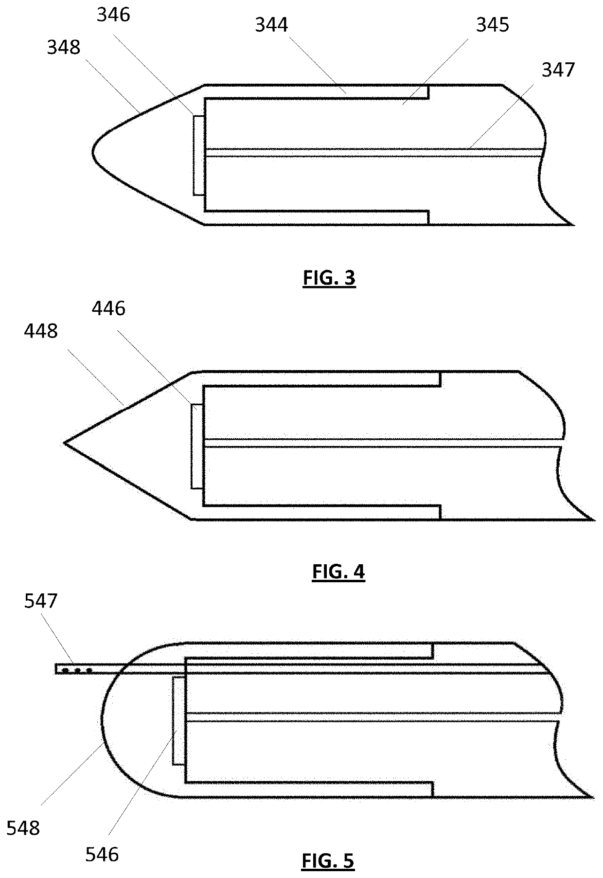 Trocars and veress-type needles with illuminated guidance and safety features