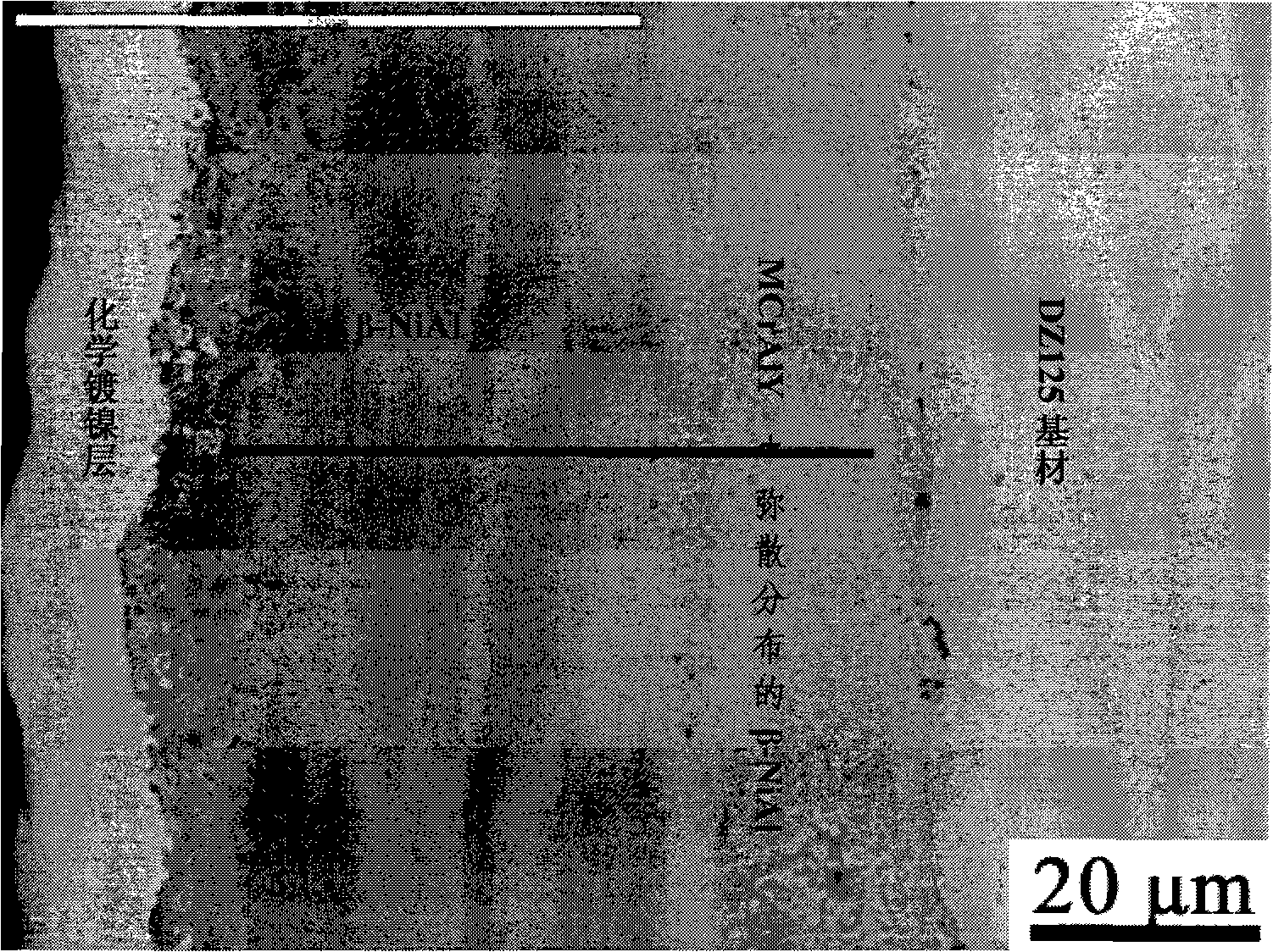 Codeposition gradient Ni-base superalloy coating preparation technique