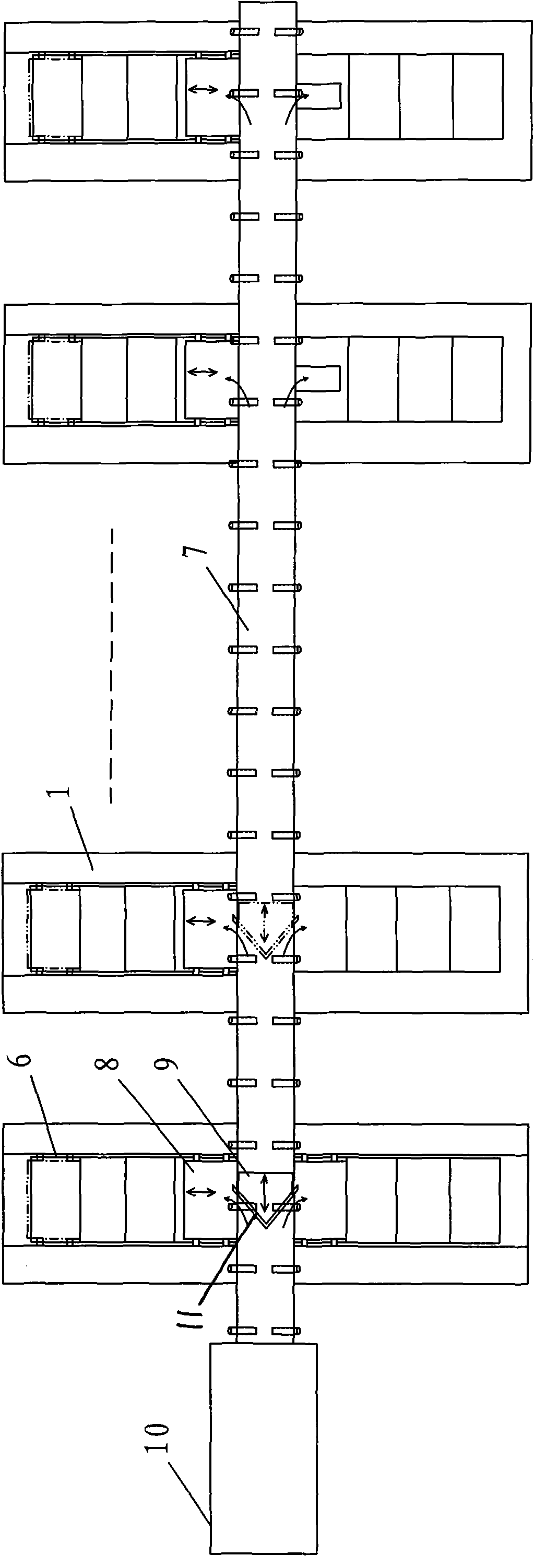 Furnace capable of simultaneously producing semi coke by using small-particle coal