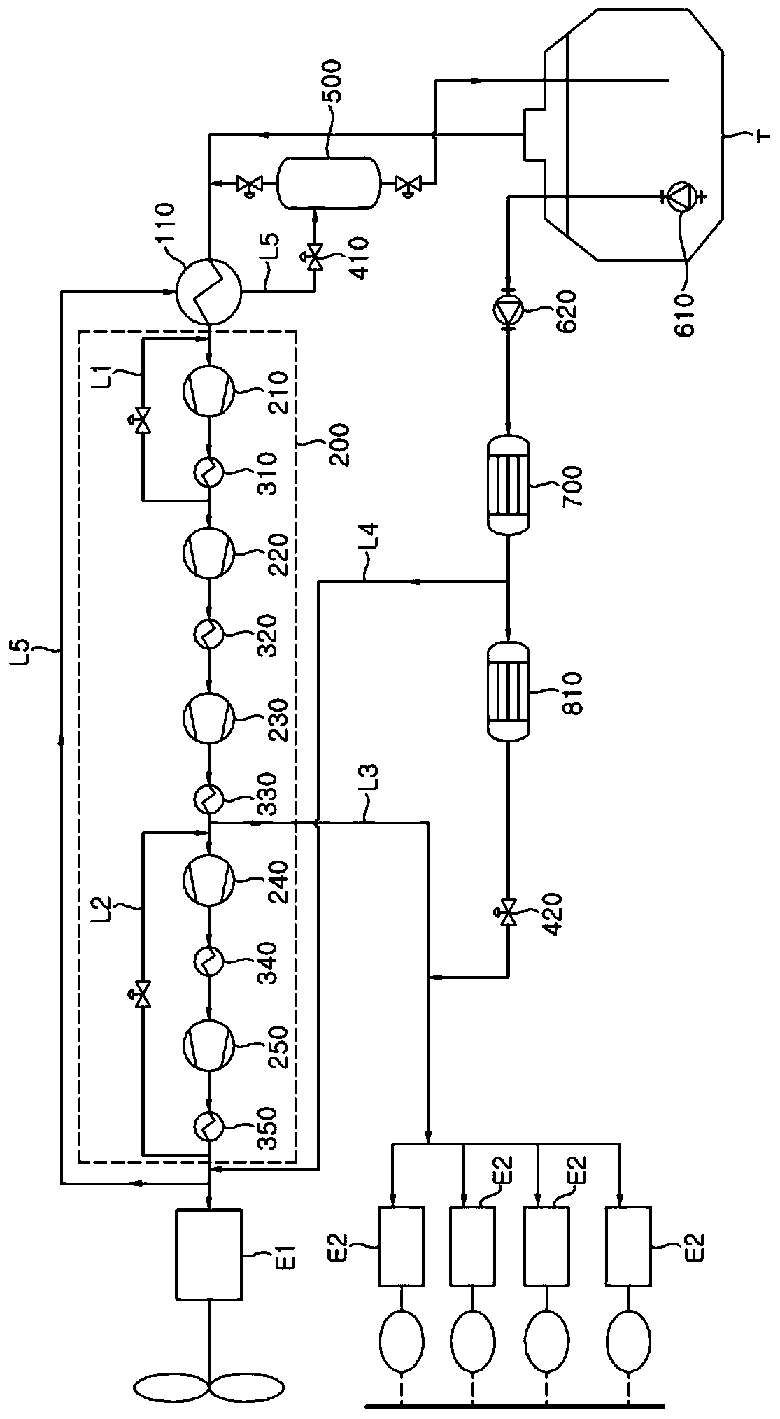 System and method for supplying fuel in liquefied natural gas fueled ship