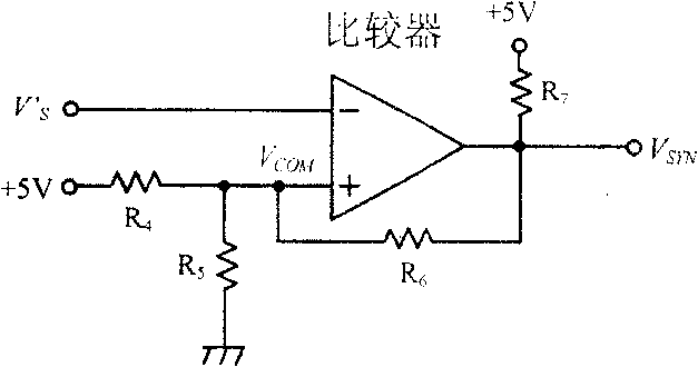 Synchronous detection circuit for frequency changing air conditioner digital voltage lifting PFC circuit