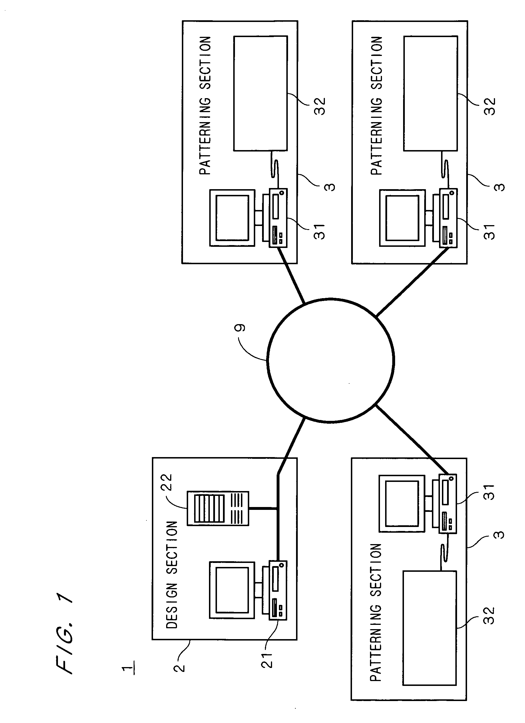 Data generating system, patterning data generating apparatus, method of generating patterning data and storage medium carrying patterning data