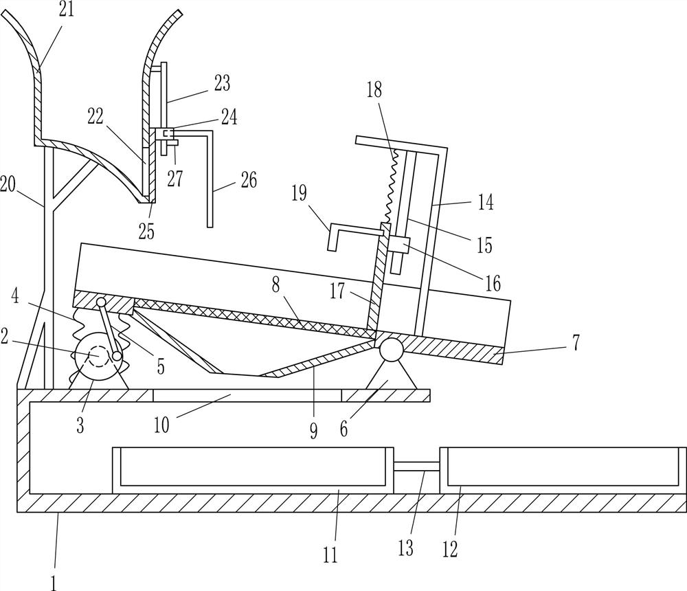 Equipment for screening crushed tea in tea