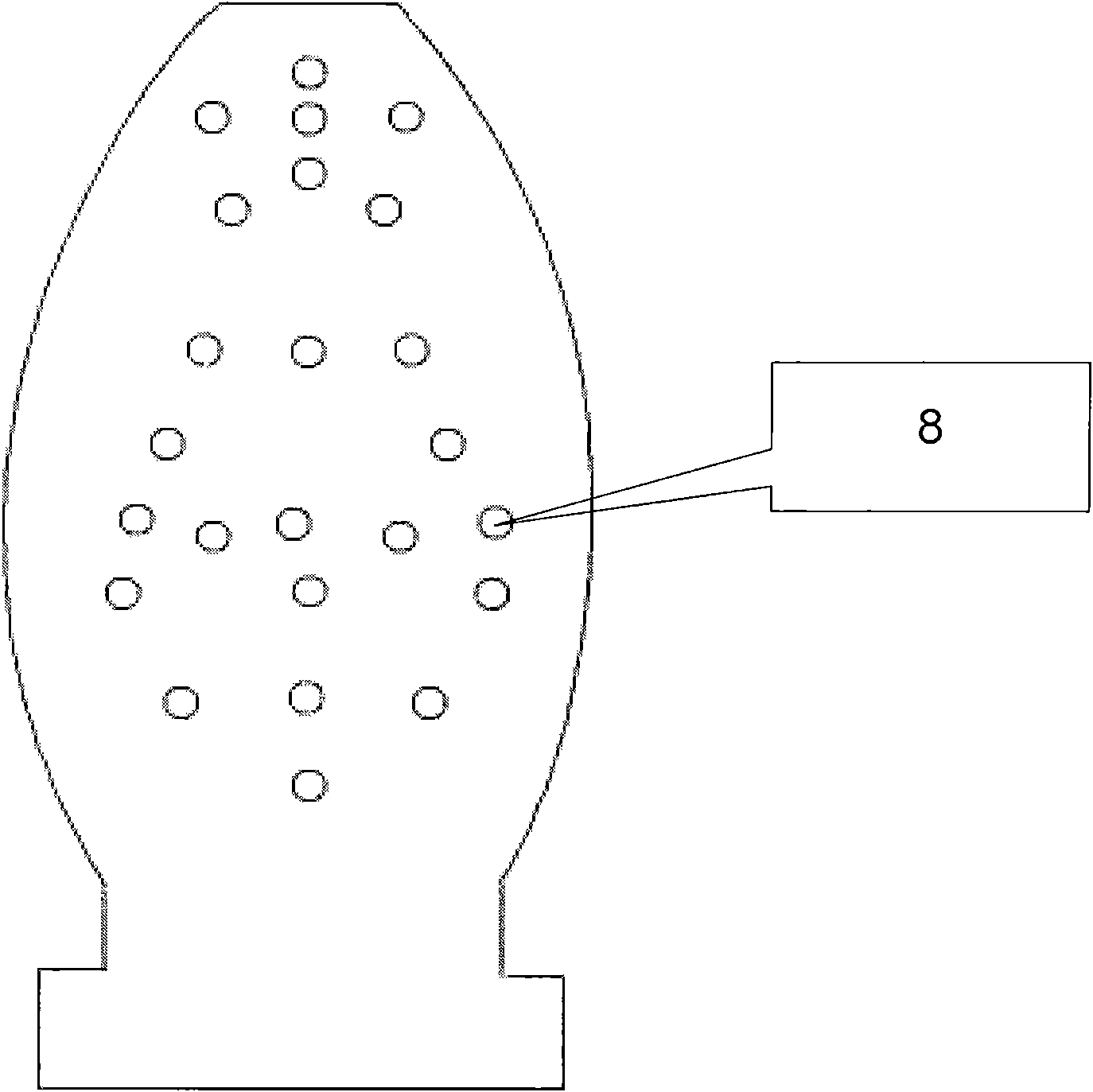 Tongue point encephalopathy therapy apparatus