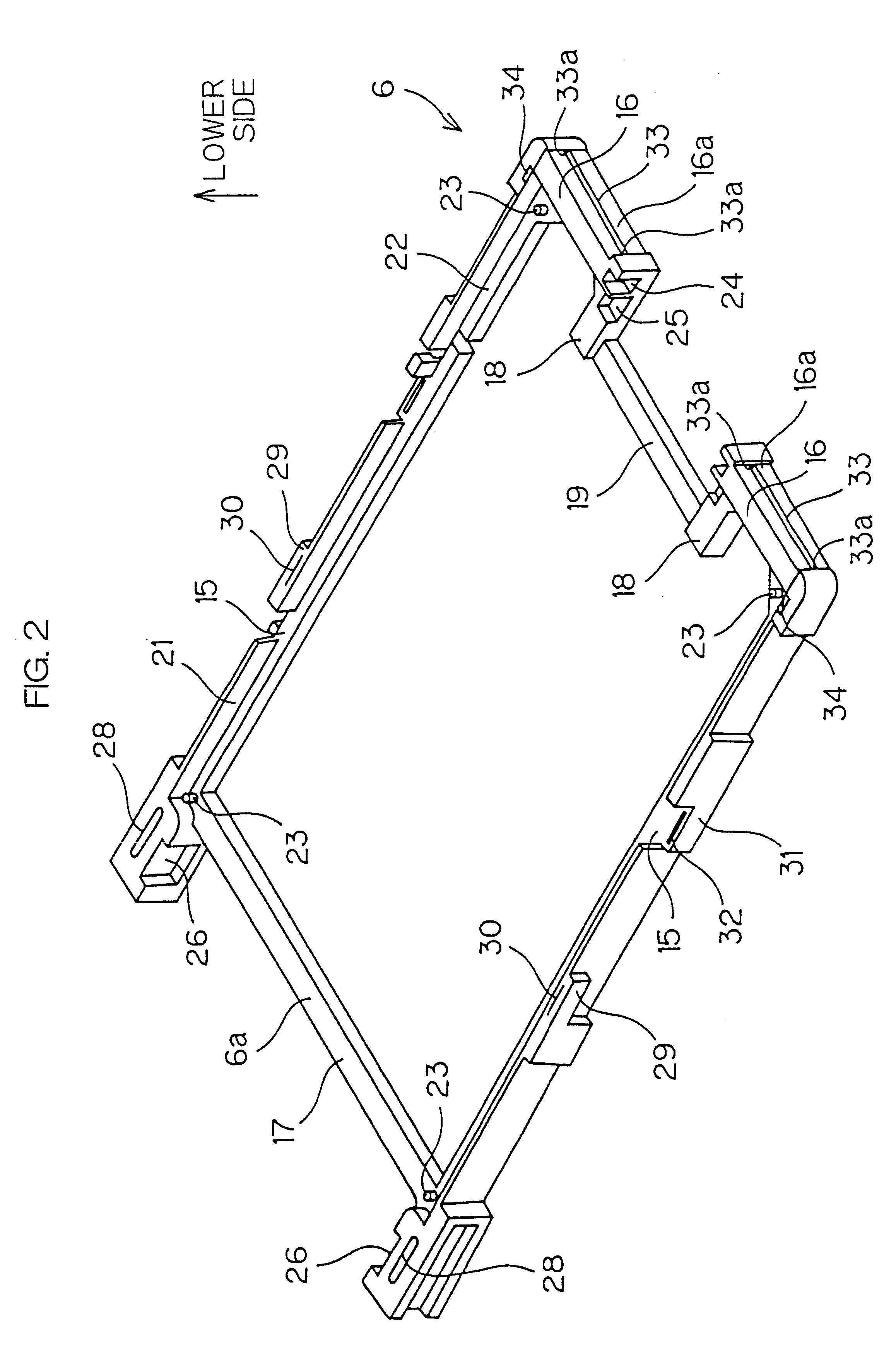 Frame kit for PC card, PC card, and method of manufacturing PC Card