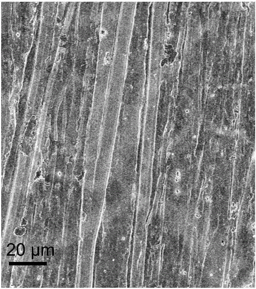 Method for restraining secondary electron emission by directly depositing nano-graphene