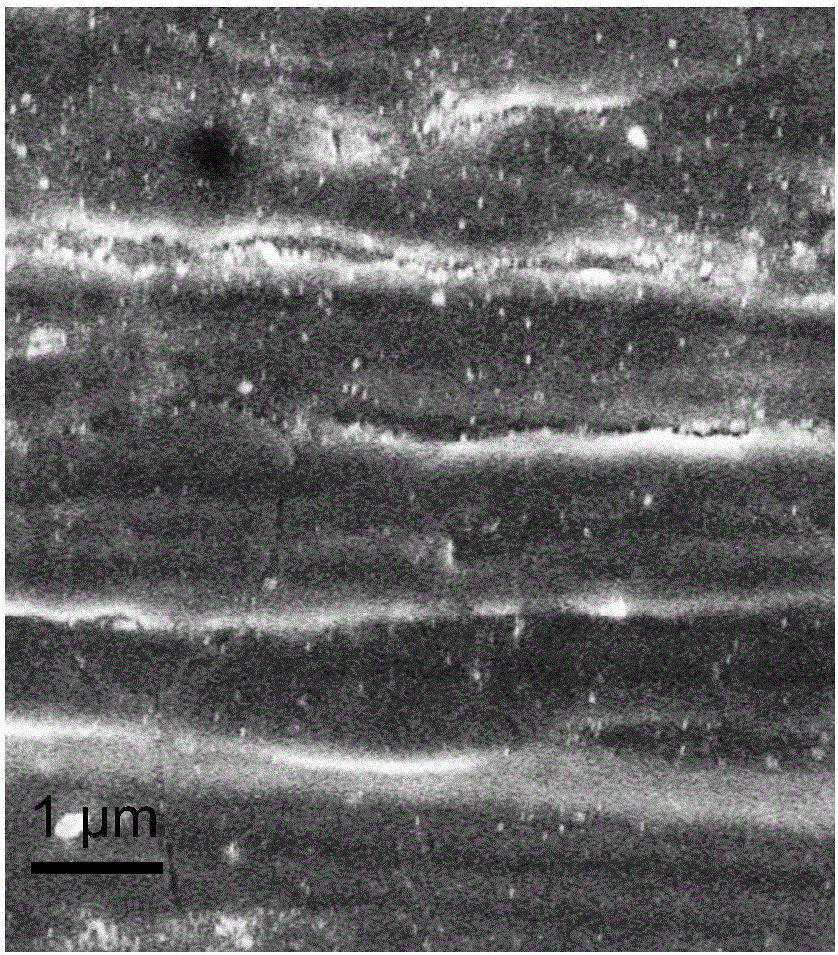 Method for restraining secondary electron emission by directly depositing nano-graphene