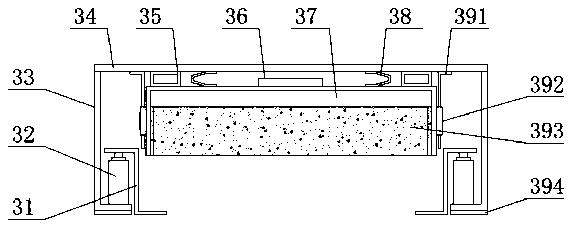 Robot charging device with protection function