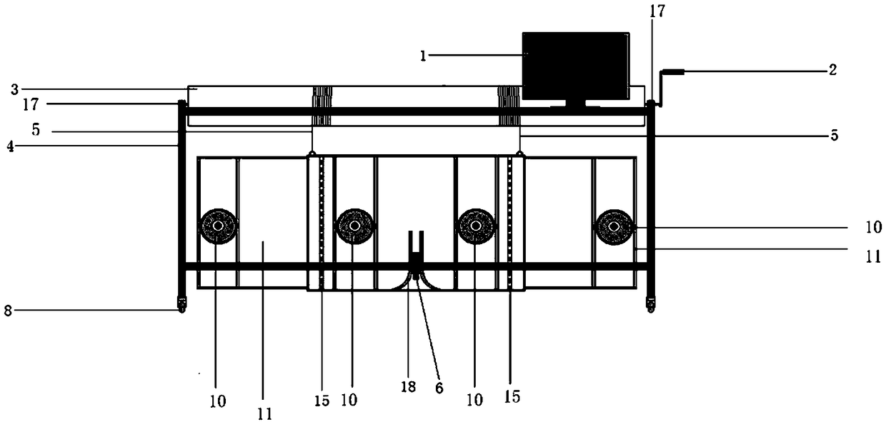 Continuous casting machine and nozzle observation device thereof