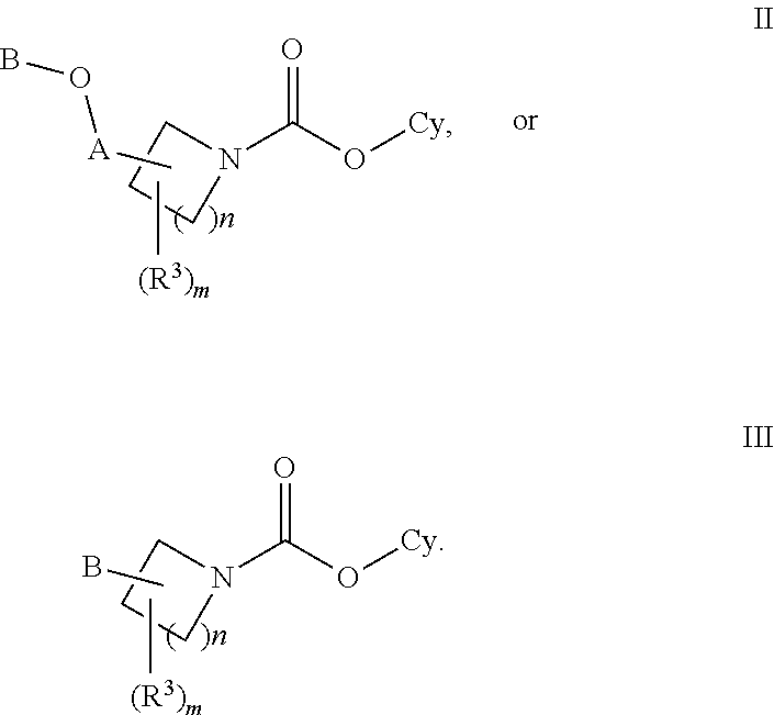 Carbamate and urea inhibitors of 11ß-hydroxysteroid  dehydrogenase 1