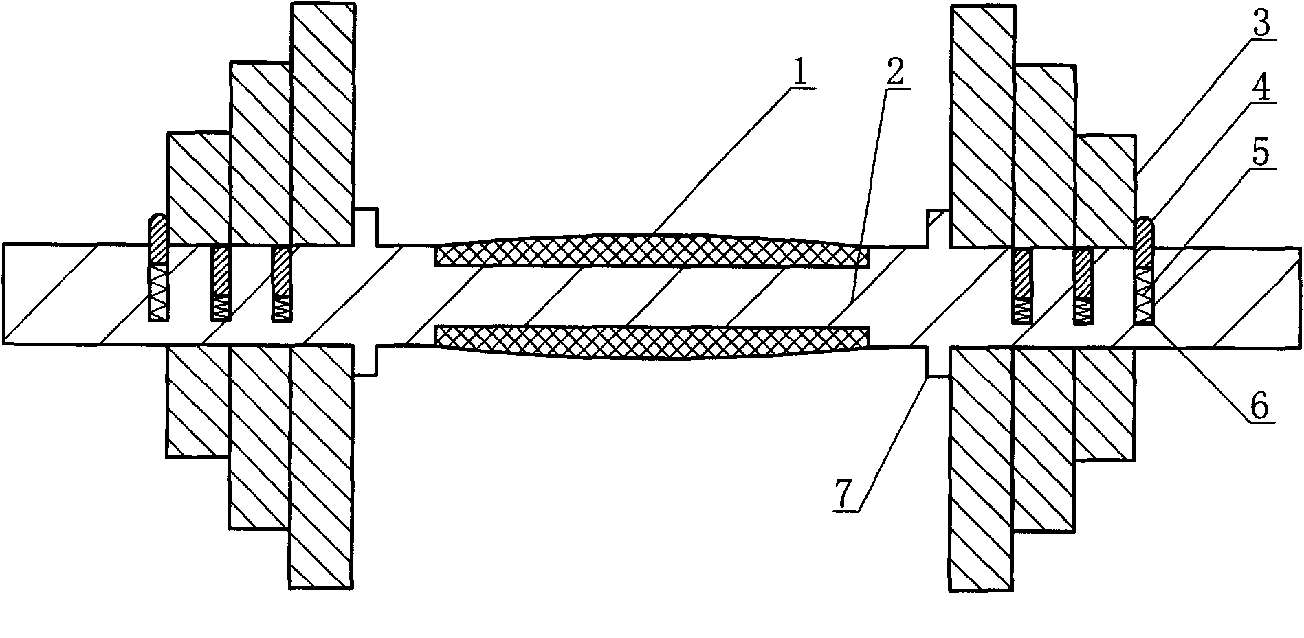 Pinrod lashing type barbell