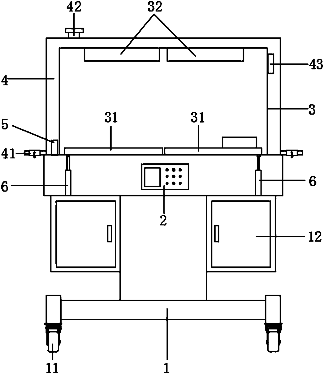 Premature infant incubator