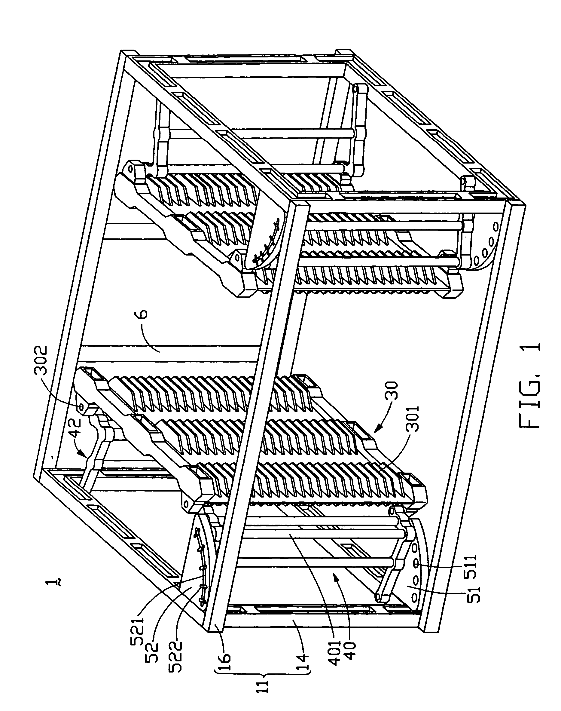 Adjustable cassette for substrates