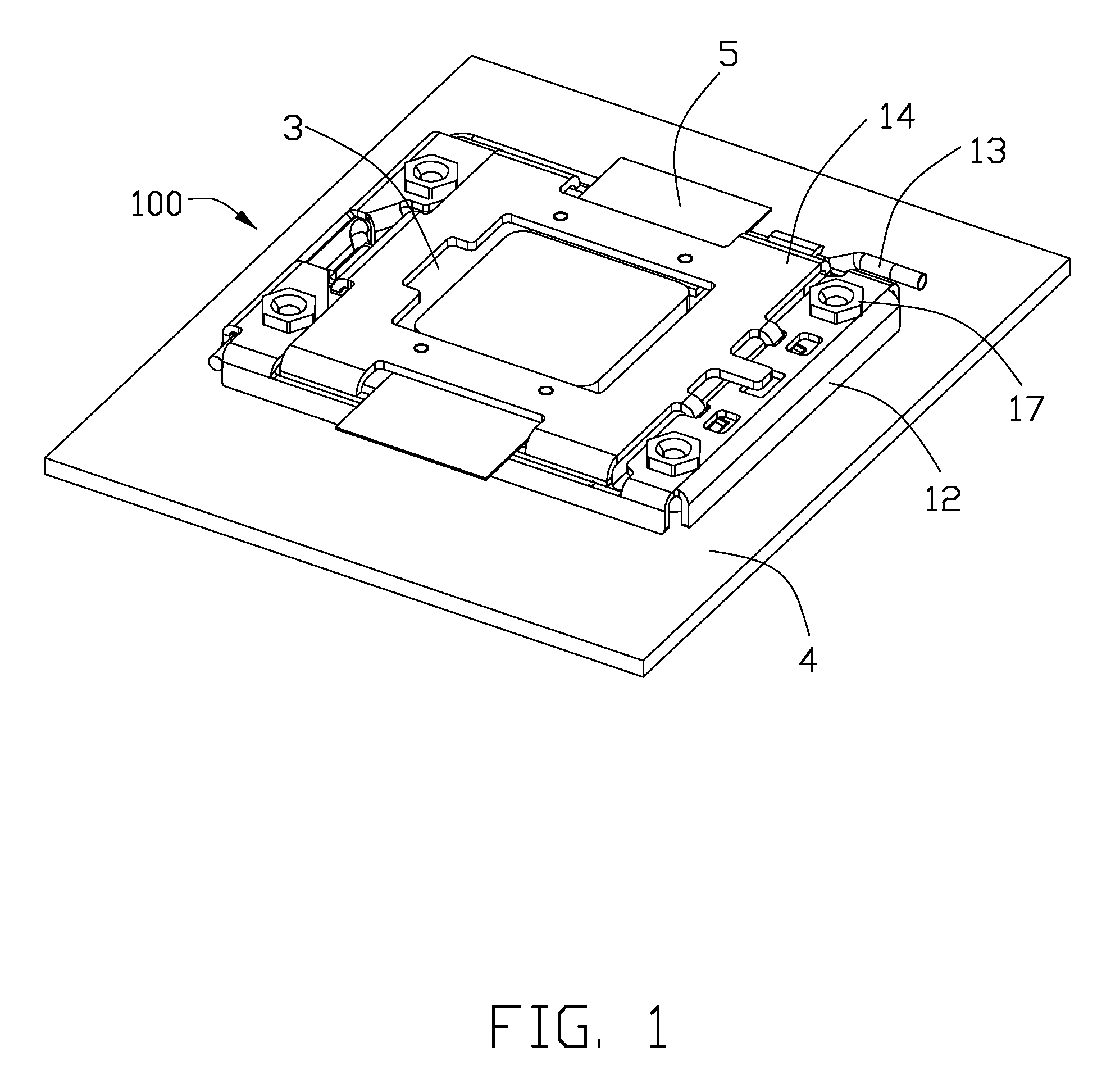 Independent loading mechanism facilitating interconnections for both CPU and flexible printed cable