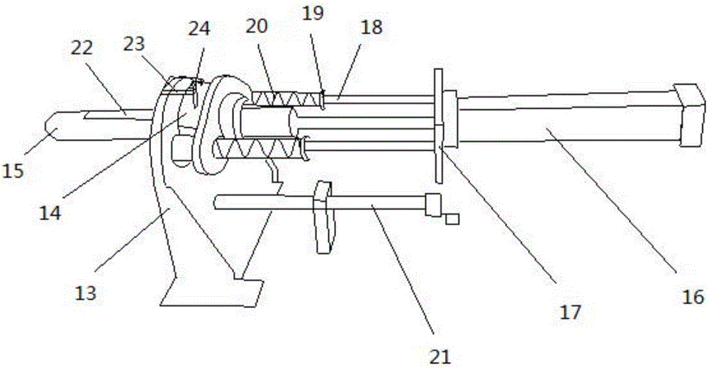 Metal corrugation flexible tube cutting positioning and slag collecting device