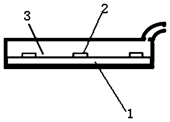 Electronic chip packaging structure and method