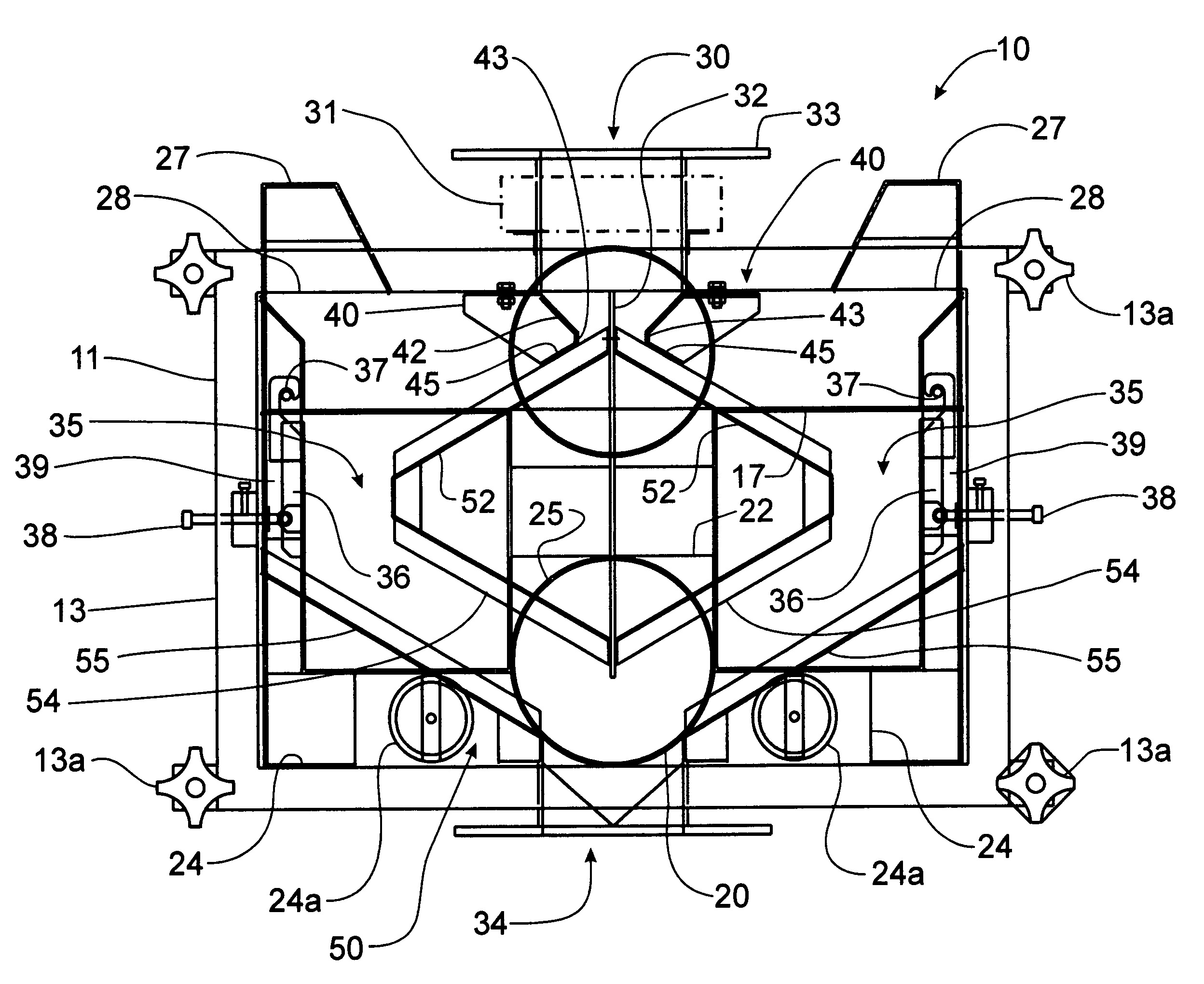 Compact dedusting apparatus