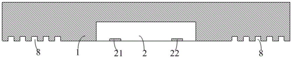 Integrated passive device fan-out wafer level packaging structure and manufacturing method