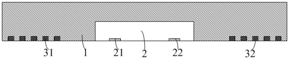 Integrated passive device fan-out wafer level packaging structure and manufacturing method