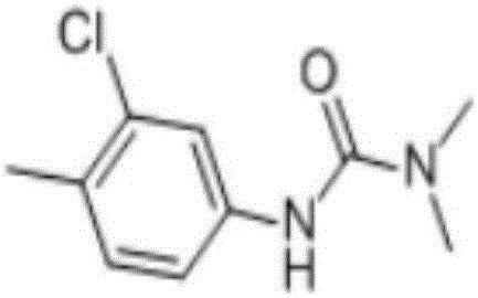 Herbicidal composition containing trifloxysulfuron and chlortoluron and application thereof