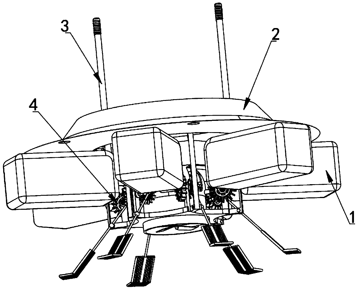 A water control suspension platform