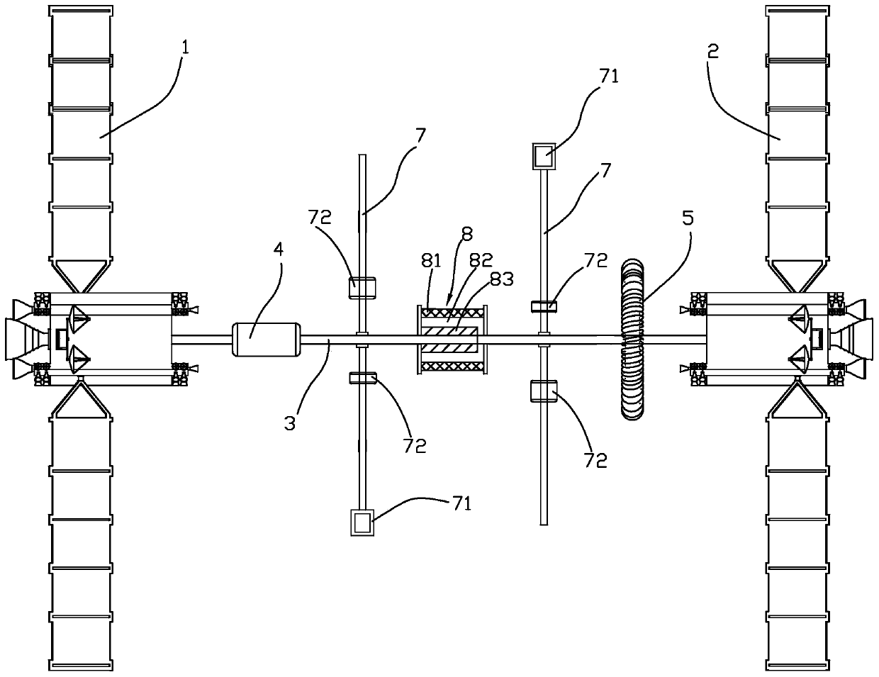 Nutation suppression method of spacecraft used for on-orbit delivery by using geomagnetic energy storage in low-orbit