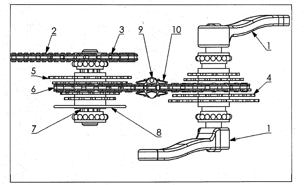 Double-cone-wheel transmission for bicycle