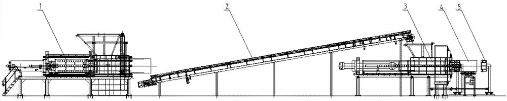 Extrusion forming and packaging machine and system for forming and packaging garbage