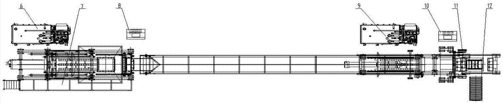 Extrusion forming and packaging machine and system for forming and packaging garbage