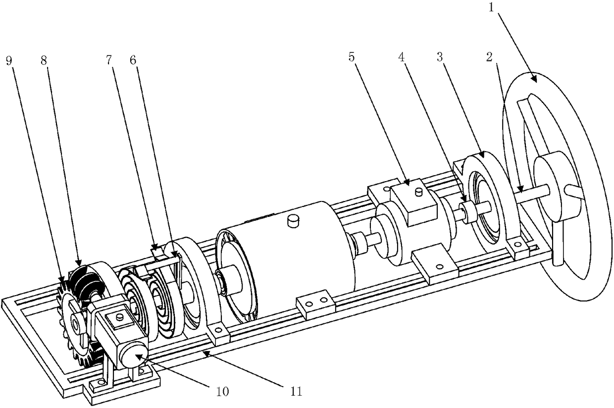 Magnetorheological fluid rotational spring force sense feedback apparatus and application method thereof