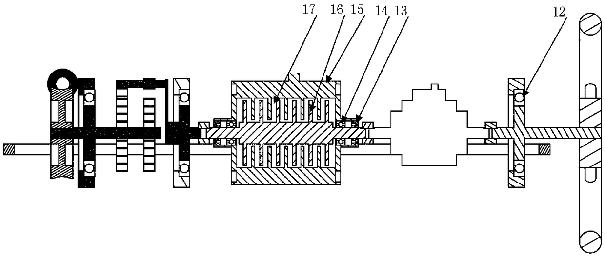 Magnetorheological fluid rotational spring force sense feedback apparatus and application method thereof