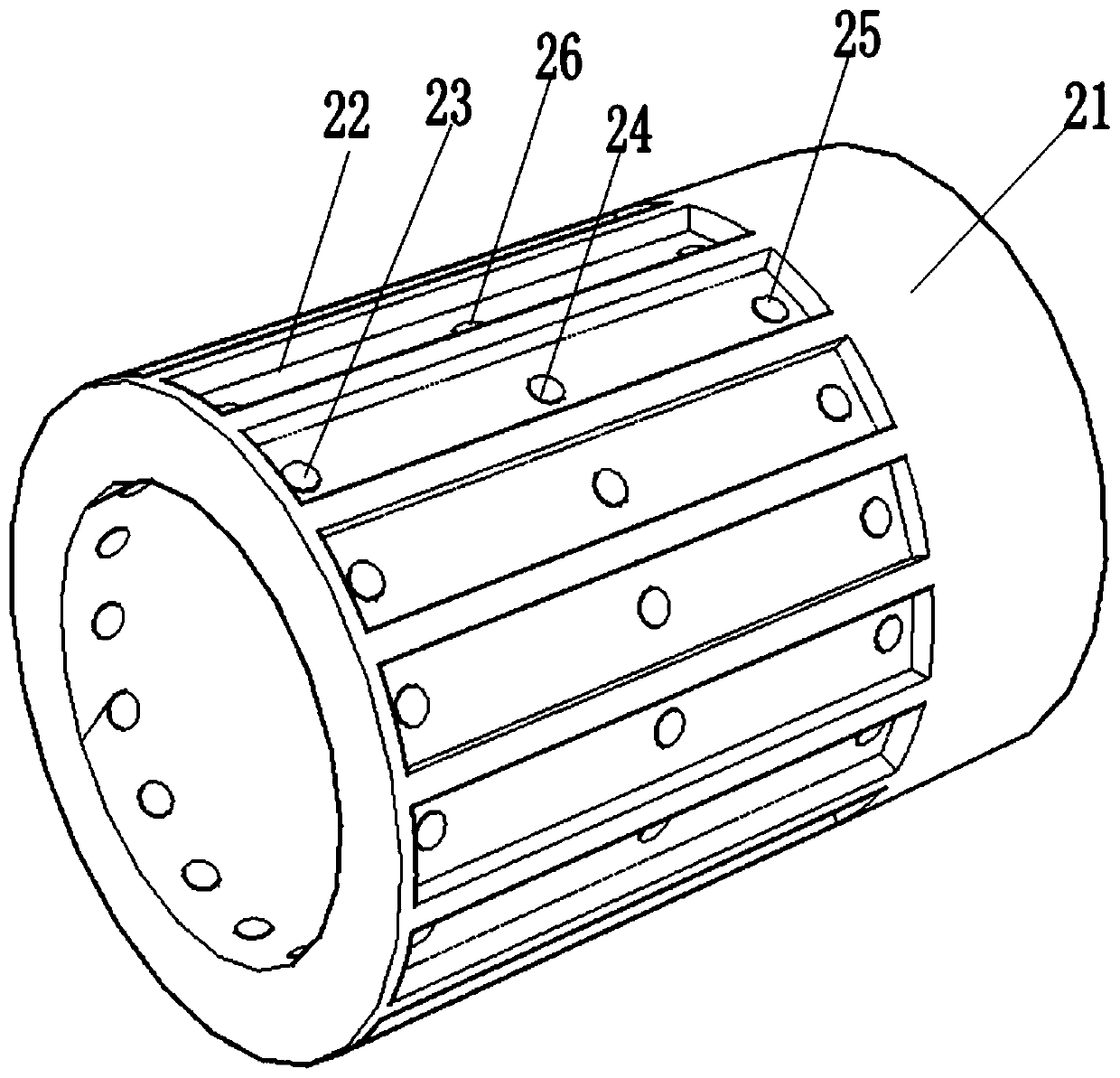 An indentation and folding paper portable forming machine and portable forming method