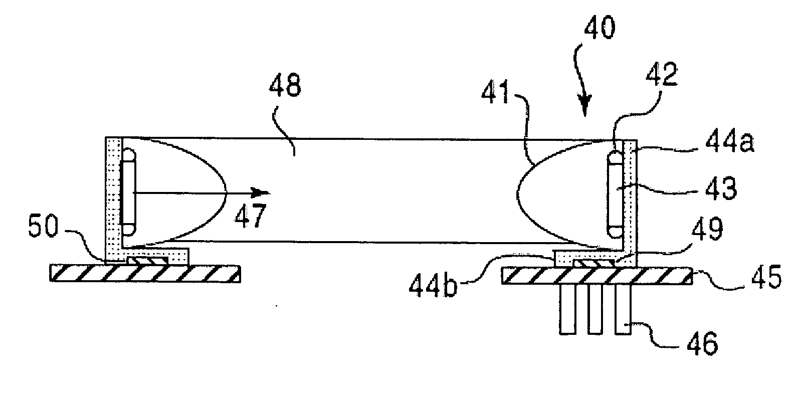 Light emitting diode backlight package